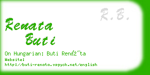 renata buti business card